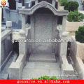 grey china tombstone with roofing